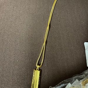 Supreme Brick chain brand new gold plated